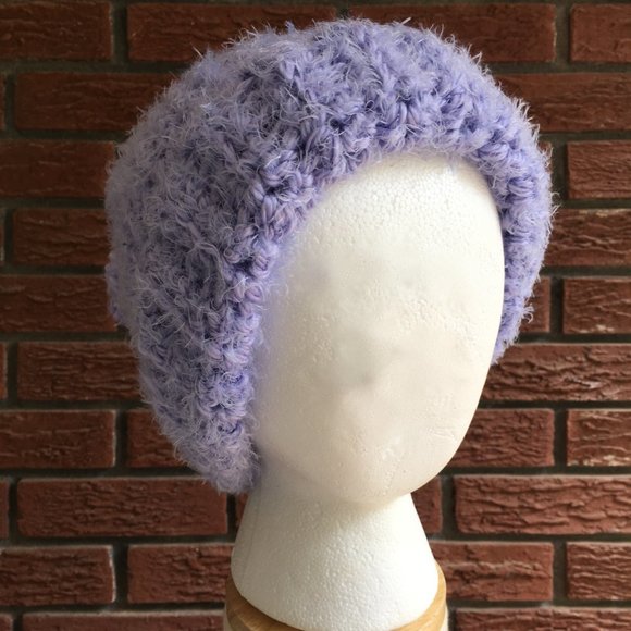 Crochet Hygge Beanie| Fuzzy Crochet Beanie| Slouchy Hat for Women| Handmade Hats - Picture 3 of 10